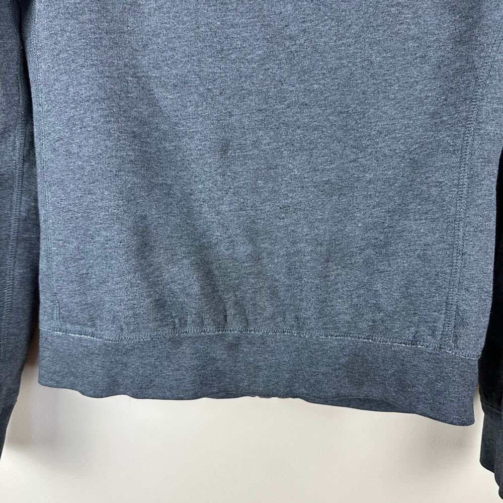 Abercrombie Kids Sherpa‎ Lined Zip Hoodie Jacket Gray XL Y2K Spellout Retro - Picture 5 of 10